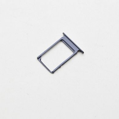 Держатель (лоток) для SIM карты к телефону Samsung A300/A500/A700 Black малый Original TW