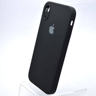 Чехол накладка Silicon Case Full camera для iPhone Xr Black