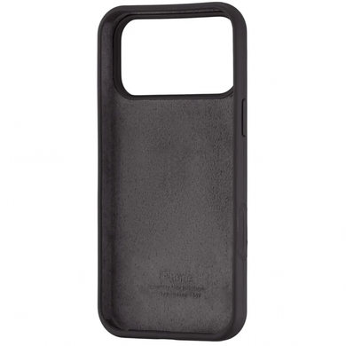Чехол накладка Silicon Case Full Cover для Apple iPhone 17 Pro Max Dark Grey