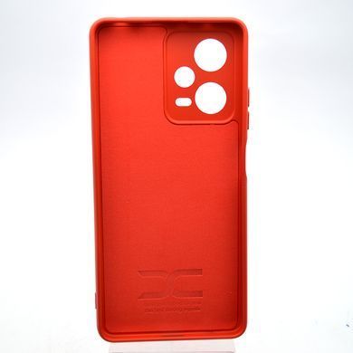 Чехол с патриотическим принтом Silicone Case Print Тризуб для Xiaomi Redmi Note 12 Pro 5G Red