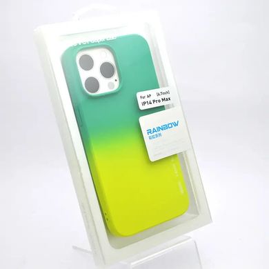 Чохол накладка Silicon Case X-Level Full Cover для iPhone 14 Pro Max Салатовый
