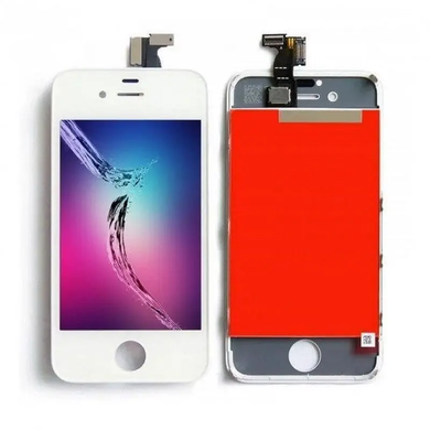 Дисплей (екран) LCD iPhone 4S з touchscreen White Original Used, Білий