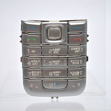 Клавиатура Nokia 6233 Silver HC