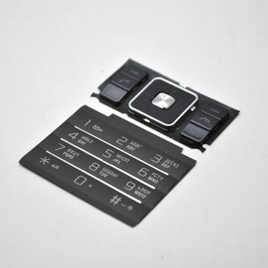 Клавіатура Sony Ericsson C905 Black Original TW