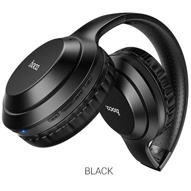 Великі бездротові навушники (Bluetooth) Hoco W30 Black/Чорні