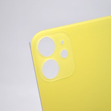 Задня кришка iPhone 11 Yellow (з великим отвором під камеру)