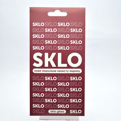 Захисне скло SKLO 3D для iPhone 7 Plus/iPhone 8 Plus Black/Чорна рамка