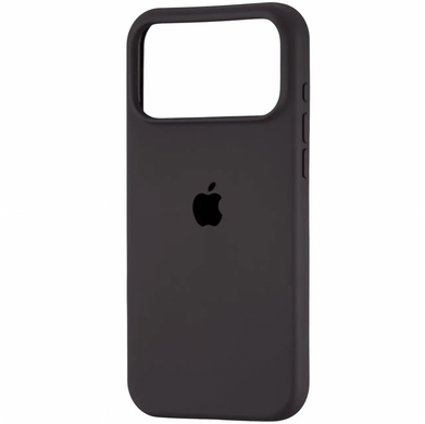 Чехол накладка Silicon Case Full Cover для Apple iPhone 17 Pro Max Dark Grey