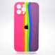 Чохол з райдужним дизайном Silicon Case Rainbow Full Camera для iPhone 12 Pro Max №5