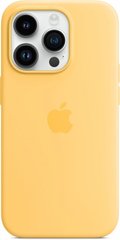 Чехол накладка для iPhone 14 Pro (6.1) Silicone Case with MagSafe Sunglow