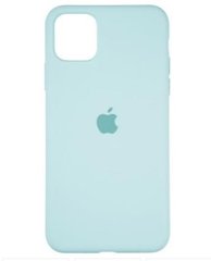 Чехол накладка Silicon Case Full Cover для iPhone 11 Pro Max Ice Blue