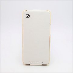 Кожаный чехол флип HOCO Duke series HT-L006 для HTC One White