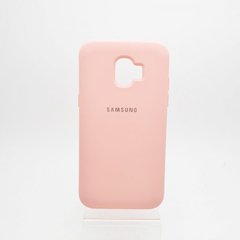 Чохол матовий Silicon Case Full Protective для Samsung J250 Galaxy J2 2018 (Pink)