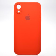 Чехол накладка Silicon Case Full camera для iPhone Xr Red