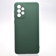 Чехол накладка Silicon Case Full Camera для Samsung A736 Galaxy A73 Dark Green