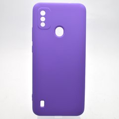 Чехол накладка Silicon Case Full Camera для ZTE Blade A51 Lilac/Лиловый