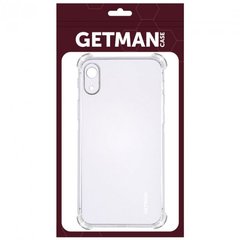 Силиконовый прозрачный чехол накладка TPU WXD Getman для iPhone XR Transparent/Прозрачный