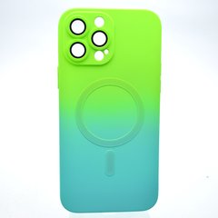 Чехол накладка с MagSafe Bright Case для Apple iPhone 13 Pro Max Green-Turquoise
