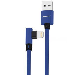 Кабель ANSTY S-045-I Lightning кутовий Nylon 2.4A 1M Синій
