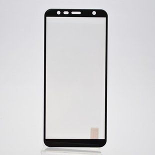 Захисне скло Full Screen Glass для Samsung J610 Galaxy J6 Plus (2018) Glossy Black (0.3mm)