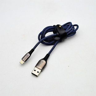 Кабель Baseus C-shaped Light Intelligent power-of Cable Lightning 2.4A 1m Blue CALCD-03