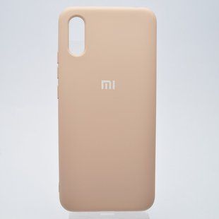 Чохол накладка Silicon Case Full Protective для Xiaomi Redmi 9A Pink Sand