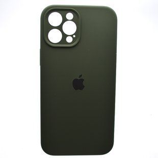 Силіконовий чохол накладка Silicon Case Full Camera для iPhone 12 Pro New Green