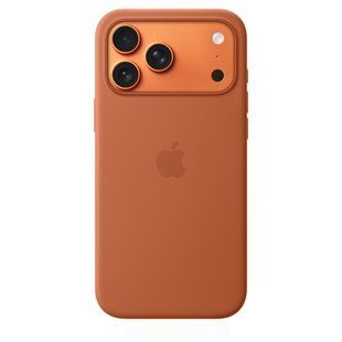 Чехол накладка Silicon Case with MagSafe Splash Screen для Apple iPhone 17 Pro Max Terra Cotta