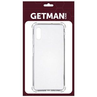 Силіконовий прозорий чохол накладка TPU WXD Getman для Xiaomi Redmi 9A Transparent/Прозорий
