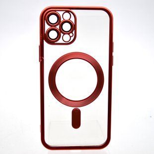 Чохол накладка з MagSafe Stylish Case для Apple iPhone 12 Pro Rose Red