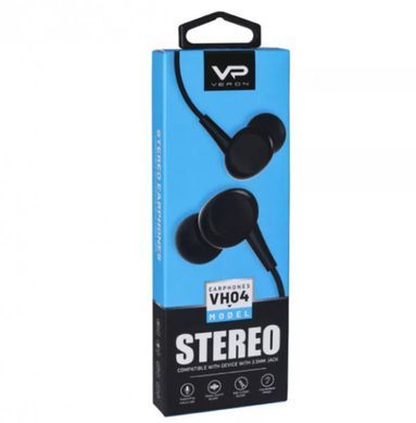 Наушники с микрофоном Veron (VH04) Earphones Black