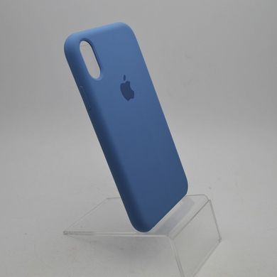 Чехол накладка Silicon Case для iPhone XR 6.1" Dark Blue (C)