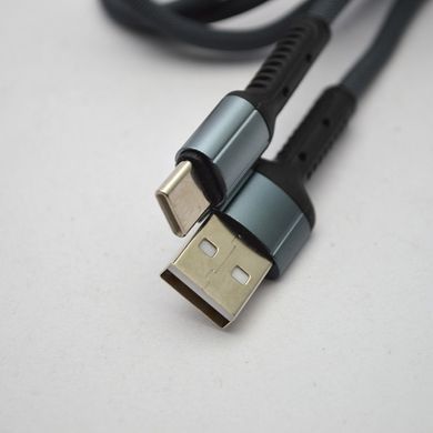 Кабель ANSTY ST-31 Zinc Alloy Nylon Type-C 2.4A 1M Gray