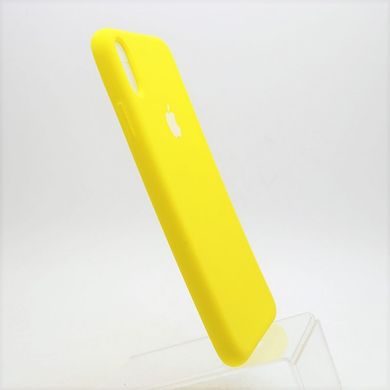 Матовый чехол New Silicon Cover для iPhone XS Max 6.5" Yellow (C)