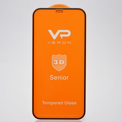Захисне скло Veron 3D Tempered Glass Senior Protector для iPhone 12/12 Pro 6.1'' (Black)