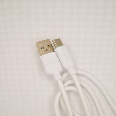 Кабель ANSTY Z-021-T Type-C QC 3.1A 1M White