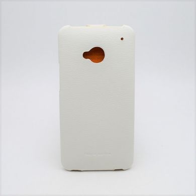 Шкіряний чохол фліп HOCO Duke series HT-L006 для HTC One White