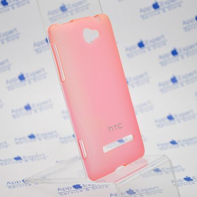 Чехол наклакдка силикон TPU cover case HTC 8S Pink