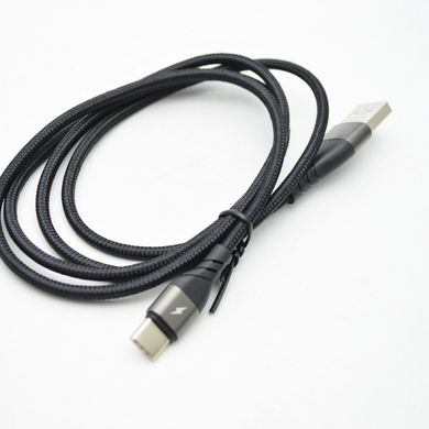 Кабель USB Veron CV09 (Type C) (1m) 2.4A Black