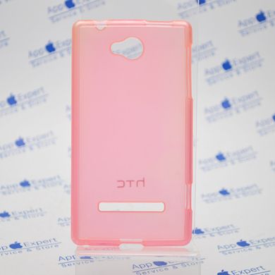 Чохол наклакдка силікон TPU cover case HTC 8S Pink