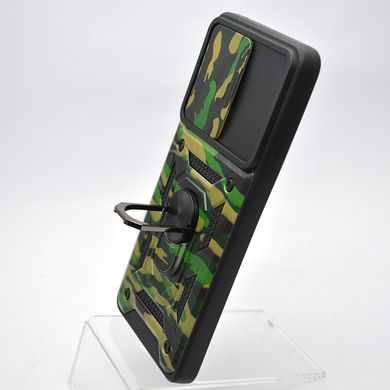 Чохол протиударний Armor Case CamShield для Samsung A736 Galaxy A73 Army green/Камуфляж