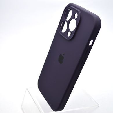 Силиконовый чехол накладка Silicon Case Full Camera для iPhone 14 Pro Berry Purple