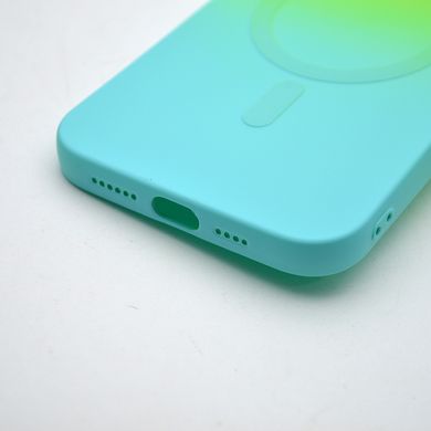 Чехол накладка с MagSafe Bright Case для Apple iPhone 13 Pro Max Green-Turquoise
