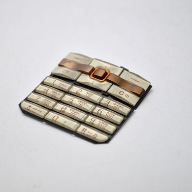 Клавіатура Sony Ericsson G502 Bronze Original TW