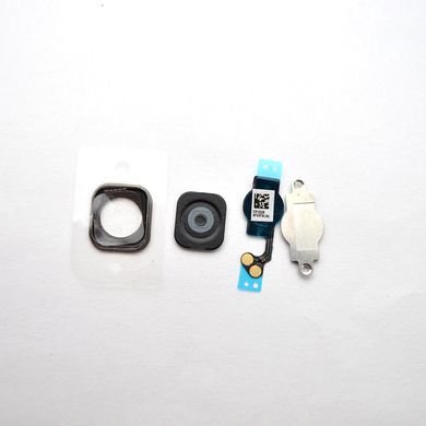 Шлейф iPhone 5 з чорною кнопкою HOME комплект Original