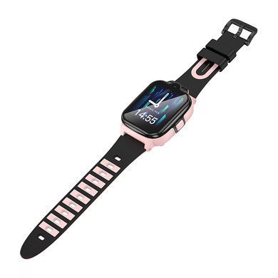 Дитячий смарт годинник GPS Hoco Y104 4G Blue (Блакитний)