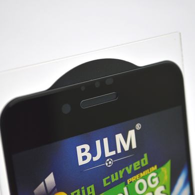 Захисне скло BJLM Football ESD Premium Glass для iPhone 7/8/SE 2020/SE 2022 Black (тех.пакет)