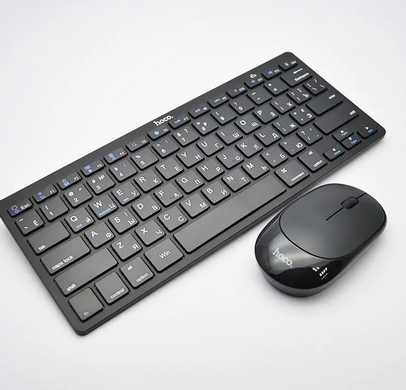 Безпровідний комплект (клавіатура + мишка) Hoco DI05 Bluetooth Black