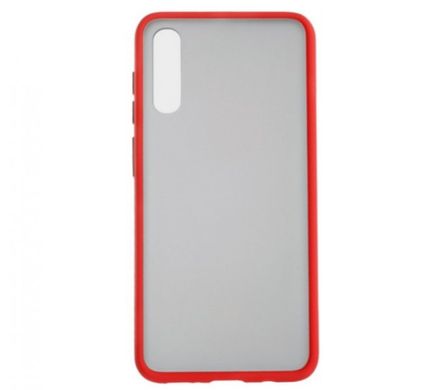 Чехол с полупрозрачной задней крышкой Matte Color Case TPU для Samsung Galaxy A20s (A207F) Red