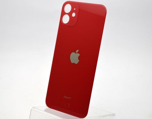 Задня кришка Apple iPhone 11 Red HC (з великим отвором під камеру)